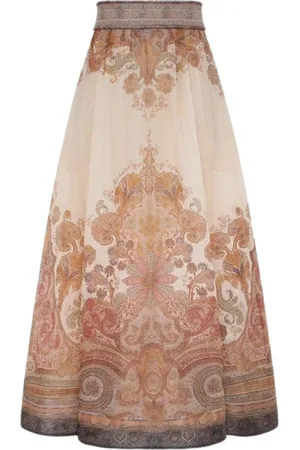 ZIMMERMANN Falda falda mujer illustration midi skirt - 9095sf241 cmp talla 0