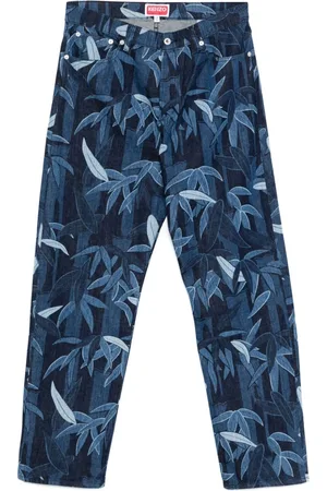 Kenzo Pantalon jeans pantalon jeans hombre chiku-rin camo botan loose fit jeans - ff55dp4106p1 dm talla 34