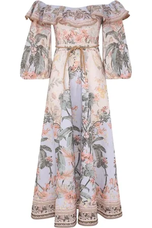 ZIMMERMANN Vestido vestido mujer wylie off-shoulder midi dress - 1718drs251 buf talla 0