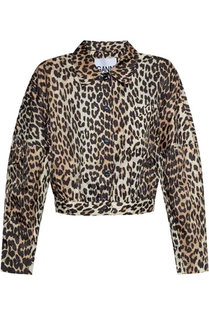 Ganni Outerwear outerwear mujer duchesse nylon short jacket - w0470 943 talla 36