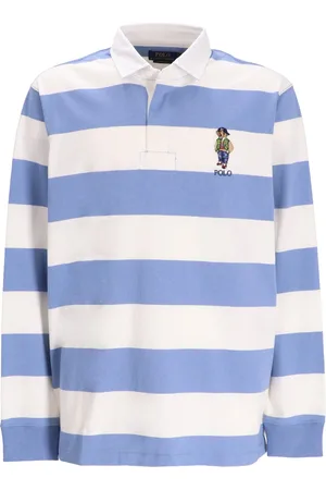 Ralph Lauren Polo polo hombre lsrgbyclsm15-long sleeve-rugby - 710952913001 f24 camps blu dkw wh vrsy bear talla XL