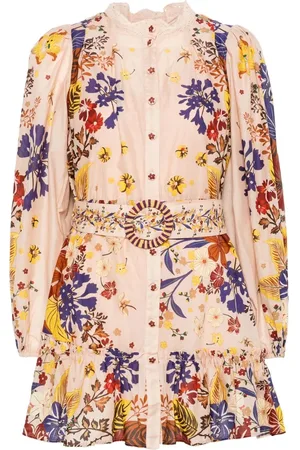 Farm Rio Vestido vestido mujer beauty bouquet pink puff - 334358 25020 talla XS