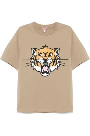 Kenzo Camiseta camiseta hombre happy tiger classic tshirt - ff55ts5334sg 10 talla S