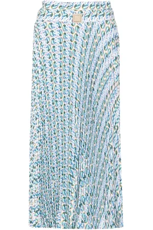 Tory Burch Falda falda mujer pleated viscose skirt - 169354417 417 talla 2