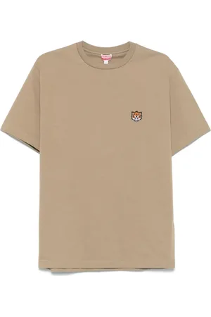 Kenzo Camiseta camiseta hombre gots happy tiger embroidered classic tshirt - ff55ts5274sg 10 talla L