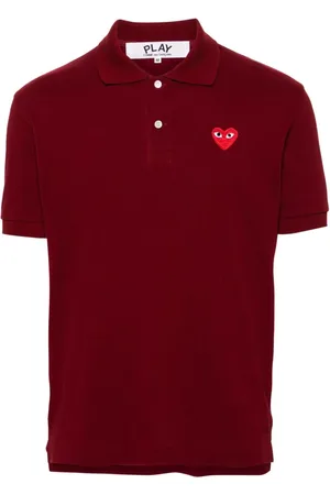 Comme des Garçons Polo comme des garcons polo hombre t-shirt red emblem - axt006051 burgundy talla M