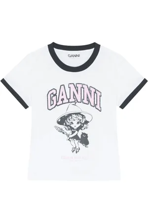Ganni Top top mujer basic jersey witch small t shirt - t4156 151 talla M