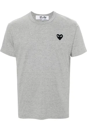 Comme des Garçons Camiseta play camiseta hombre t-shirt black emblem black heart - axt076051 grey talla XL