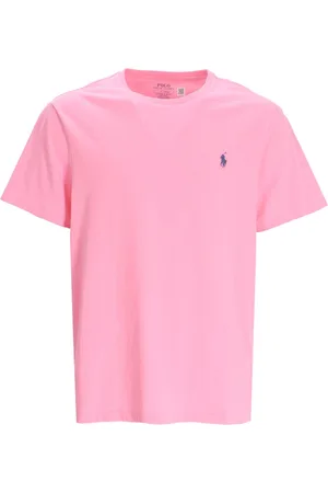Ralph Lauren Camiseta camiseta hombre sscncmslm2-short sleeve-t-shirt 710671438346 course pink c7532 talla S