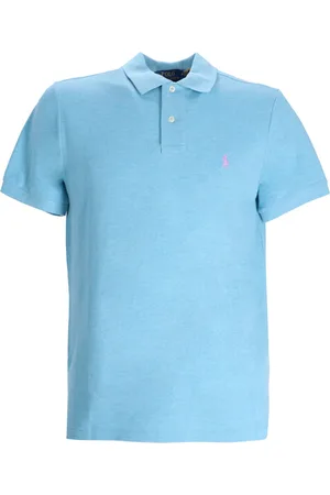 Ralph Lauren Polo polo hombre sskccmslm1-short sleeve-knit - 710680784368 turquoise nova heather c4105 talla M