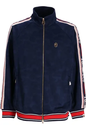 BAPE Outerwear outerwear hombre tonal solid camo track jacket m - 1j80113057 nvy talla XL