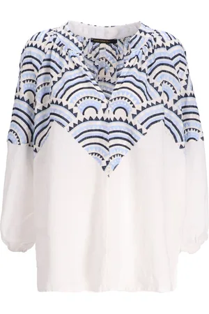 Greek Archaic Kori Blusa blusa mujer blouse new all over puffy l/s - s24k240279 2161 talla M