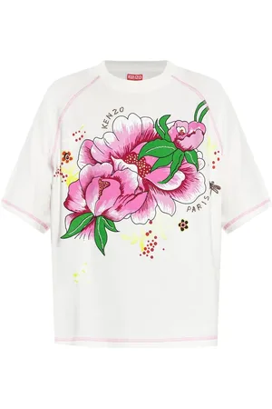 Kenzo Blusa blusa mujer peonies embroidered raglan t shirt - ff52ts1664sg 02 talla XS