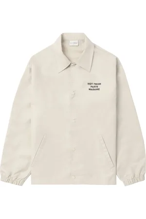 Drôle de Monsieur Outerwear outerwear hombre la veste slogan - permjt183pa014mt mastic talla L