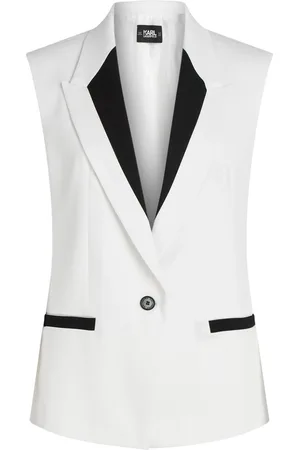 Karl Lagerfeld Outerwear outerwear mujer tailored gilet - 245w1405 101 talla 40