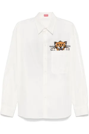 Kenzo Camiseria camiseria hombre happy tiger pocket casual shirt - ff55ch4299p3 01 talla 41
