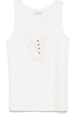 ANINE BING Top top mujer alessia tank - a0810316ivy26 ivory talla M