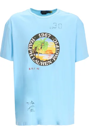 Ralph Lauren Camiseta camiseta hombre sscnclsm1-short sleeve-t-shirt - 710958253001 neptune talla S