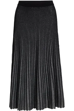 Karl Lagerfeld Falda falda mujer pleated lurex knit skirt - 246w1205 989 talla XS