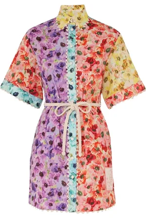 ZIMMERMANN Vestido vestido mujer lightburst trimmed shirt dress - 1131dss246 spli talla 1