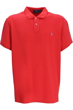 Ralph Lauren Polo polo hombre sskccmslm1-short sleeve-knit - 710680784405 post red c7540 talla M