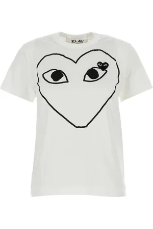 Comme des Garçons Camiseta play camiseta hombre t-shirt black emblem black heart - axt102051 white talla M
