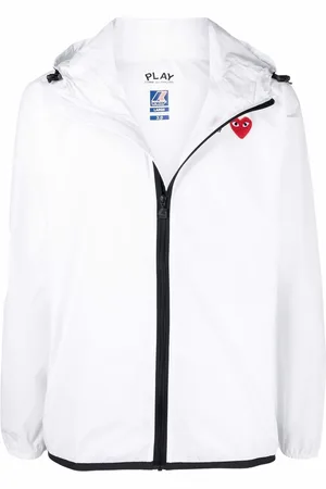 Comme des Garçons Outerwear comme des garcons outerwear hombre p1j501 - k-way hoodie full zip - azj501051 white talla XXL