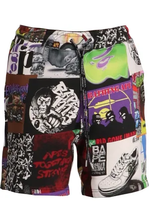BAPE Pantalon corto pantalon corto hombre album monogram sweat shorts m - 1j80153056 mul talla L