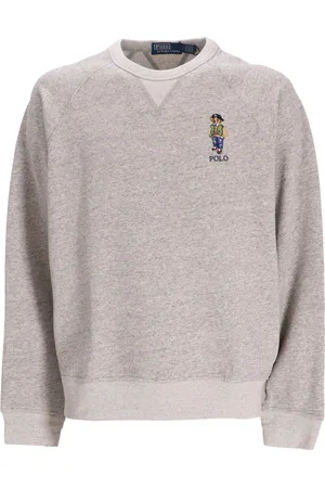 Ralph Lauren Sudadera sudadera hombre lscnm4-long sleeve-sweatshirt - 710951803001 f24 loft heather vrsy bear talla XL