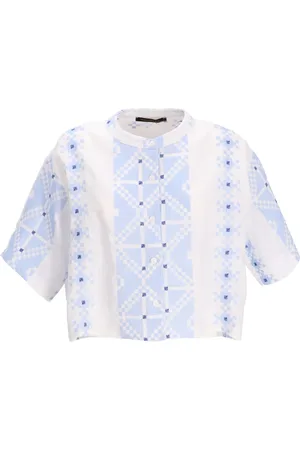 Greek Archaic Kori Top top mujer shirt cropped pixel - s25k250196 1105 talla S