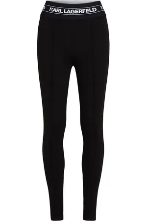 Karl Lagerfeld Pantalon pantalon mujer logo elastic punto leggings - 245w1050 999 talla XS