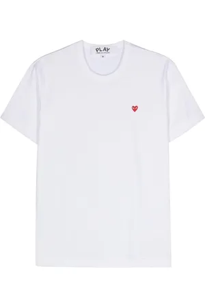 Comme des Garçons Camiseta comme des garcons camiseta hombre t-shirt small red emblem - axt304051 white talla XXL