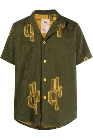 Oas Camiseria camiseria hombre mezcal cuba terry shirt - 700340 mezcal talla S