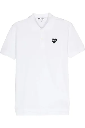 Comme des Garçons Polo comme des garcons polo hombre t-shirt black emblem black heart - axt066051 white talla XL