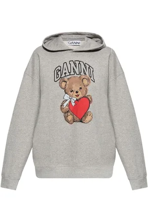 Ganni Sudadera sudadera mujer isoli bear oversized hoodie - t4162 921 talla S/M