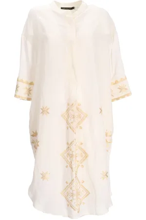 Greek Archaic Kori Vestido vestido mujer dress long lefkada buttoned - s25k530412 41101 talla XS
