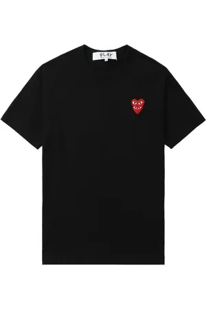 Comme des Garçons Camiseta comme des garcons camiseta hombre t-shirt double red emblem - axt288051 black talla M