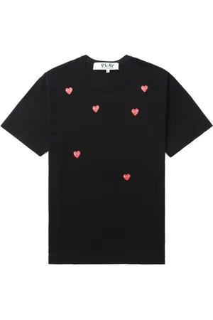 Comme des Garçons Camiseta comme des garcons camiseta hombre many heart short sleeve t-shirt - axt338051 black talla M