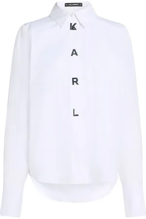 Karl Lagerfeld Camiseria camiseria mujer karl snap poplin shirt - a1w11026 100 talla 38