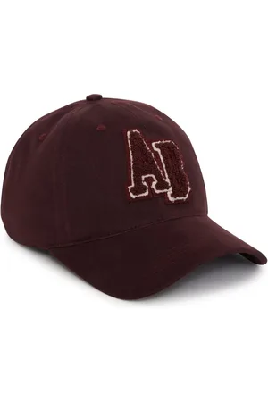 ANINE BING Gorras gorras mujer jeremy baseball cap letterman - a1210270red4 dark burgundy talla T/U