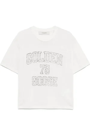 Golden Goose Top top mujer journey ws boxy tshirt light linen jersey with internal pr - gwp01874p00189111421 11421 talla XS