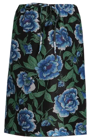 Kenzo Falda falda mujer peonies knee skirt - ff52ju3029b1 99 talla 38