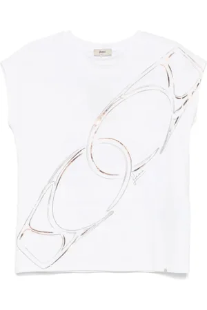 HERNO Top top mujer tshirt con stampa in foil - jg000279d52009 1021 talla 36