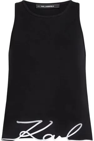 Karl Lagerfeld Top top mujer signature hem tank top - a2w17066 999 talla S