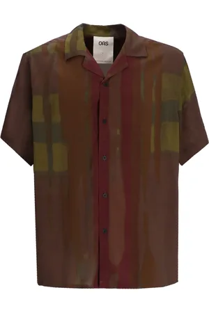 Oas Camiseria camiseria hombre dusky meld viscose shirt - 700558 dusky talla S