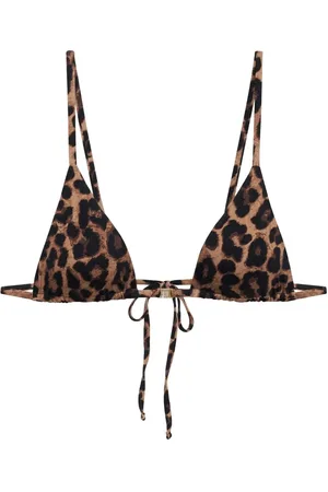 ANINE BING Bikini sujetador bikini sujetador mujer bellamy bikini top - a1111167mtl59 leopard talla S
