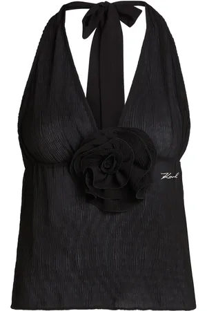 Karl Lagerfeld Camiseria camiseria mujer karl dna plisse halter top - a2w46007 dw1 talla S