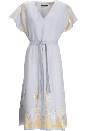 Greek Archaic Kori Vestido vestido mujer kaftan long roots ss - s25k430383 4301 talla XS