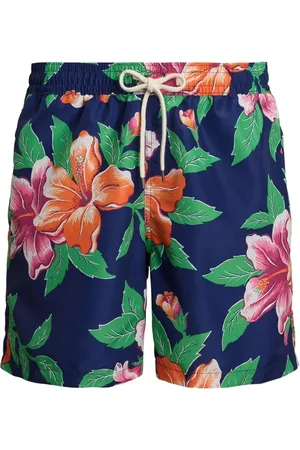 Ralph Lauren Trunk trunk hombre traveler-mid-trunk - 710963321001 iconic hibiscus navy talla S