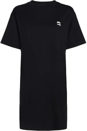 Karl Lagerfeld Vestido vestido mujer ikonik 2.0 patch t-shirt dress - 245w1352 999 talla XS